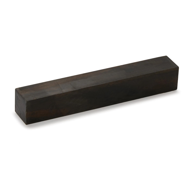 Gaboon Ebony Wood Turning Stock - Thickness:1" - Width:1" - Length:6"